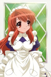 Asahina (small) in maid outfit from Haruhi Suzumiya